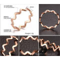 Rose Gold Stainless Steel Crown Wedding Couples Purity Rings Jewelry